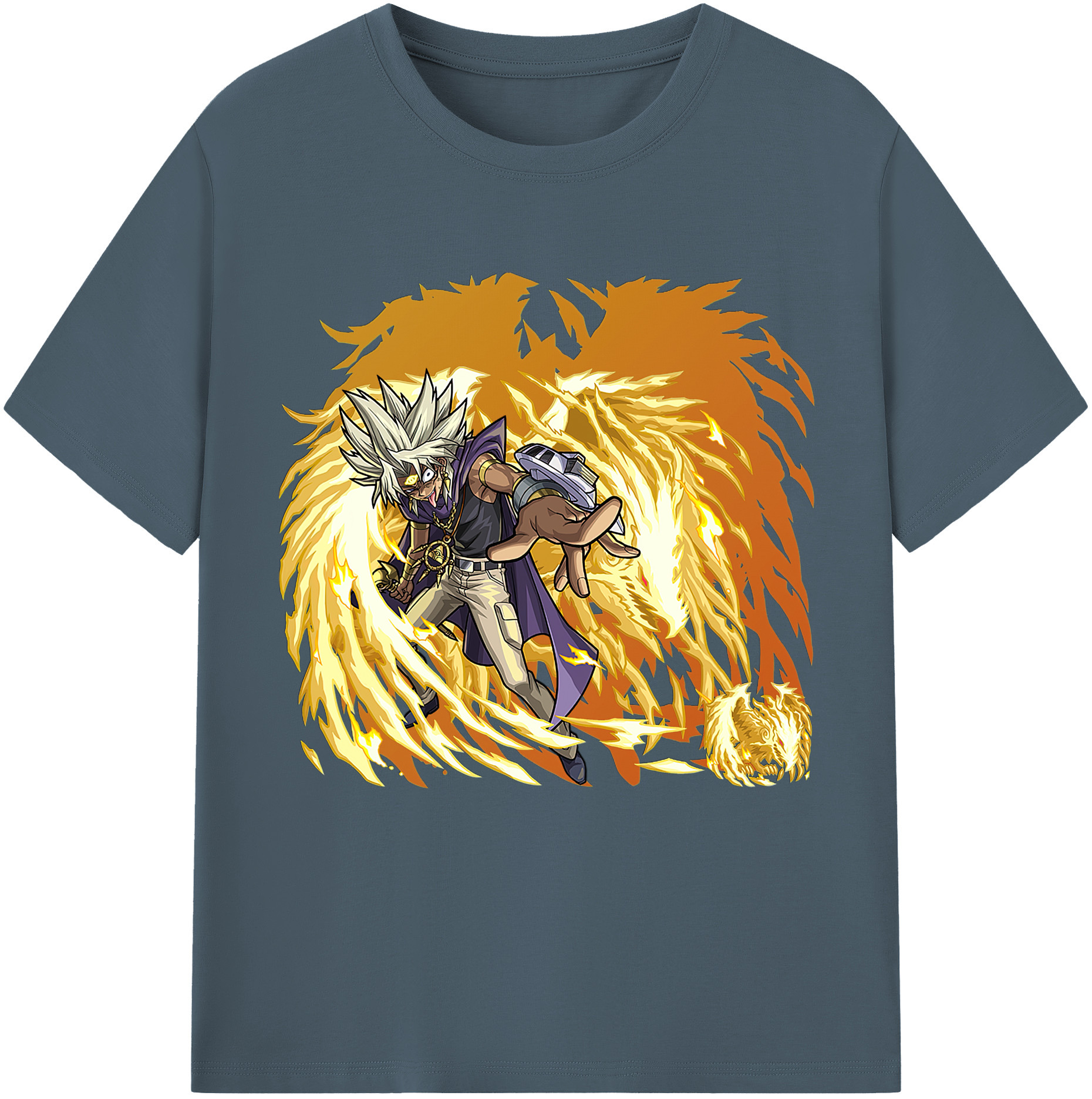 （画像用） 遊☆戯☆王 Yu-Gi-Oh! 綿100％半袖Tシャツ（フロントプリント）